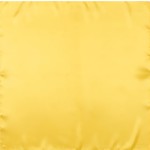 Satin tørklæde til håret eller hals, gul